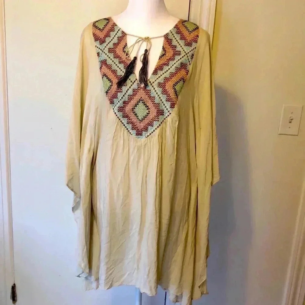 Lovestitch 100% rayon shirt/cover-up